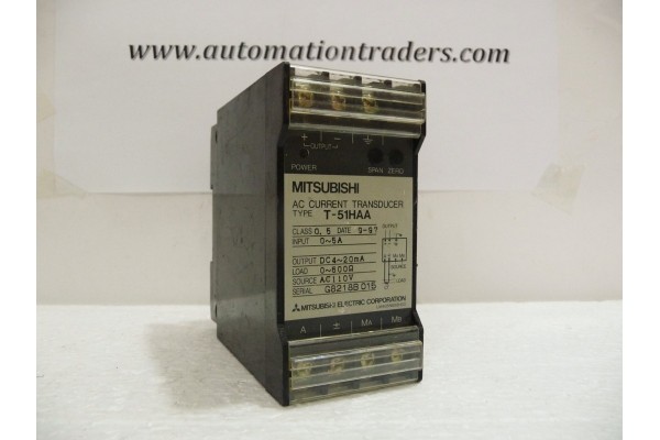 AC Current Transducer, T-51HAA, Mitsubishi Electric 